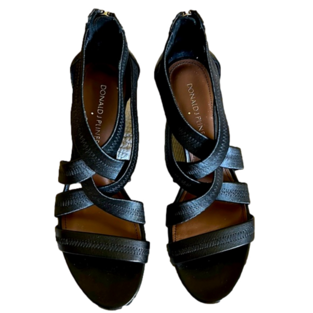 Donald J Pliner Shoes SZ 6.5 M NWOT Amazing Mix of Leather and Patent Leather